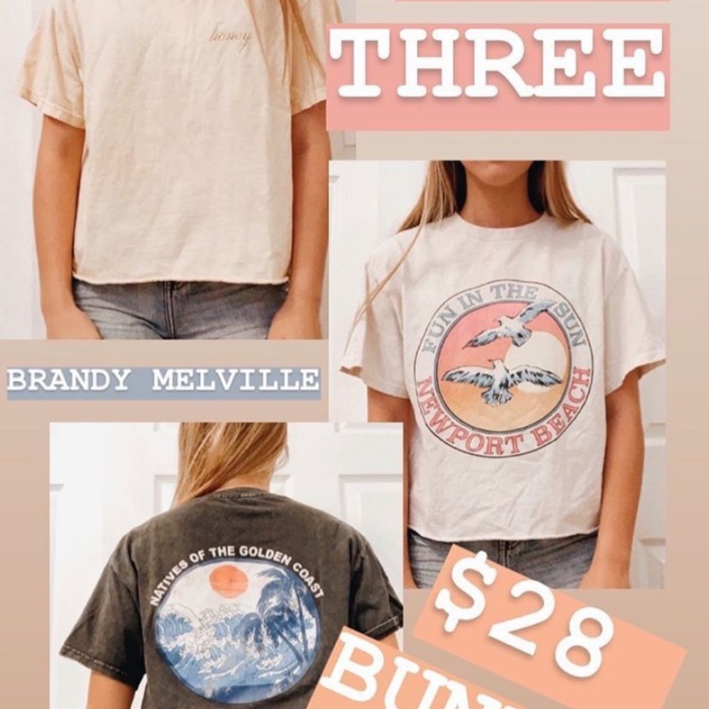 THREE BRANDY SHIRTS